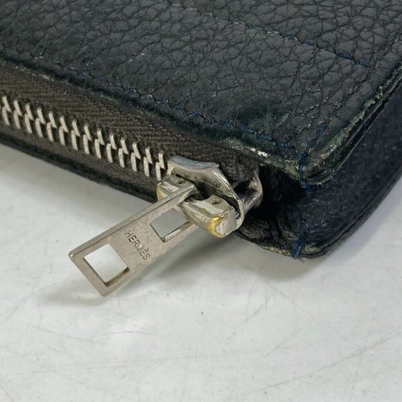 AUTHENTIC HERMES L-shaped fastener Zip tablet computer case bag - Picture 3 of 10